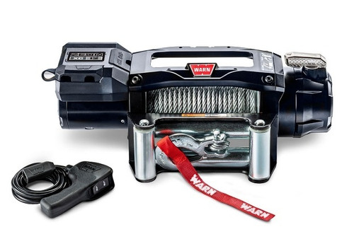 Winch - Zeon XC 12 - 12000 lb Capacity - Roller Fairlead - 12 ft Remote - 3/8 in x 80 ft Steel Rope - 12V - Kit
