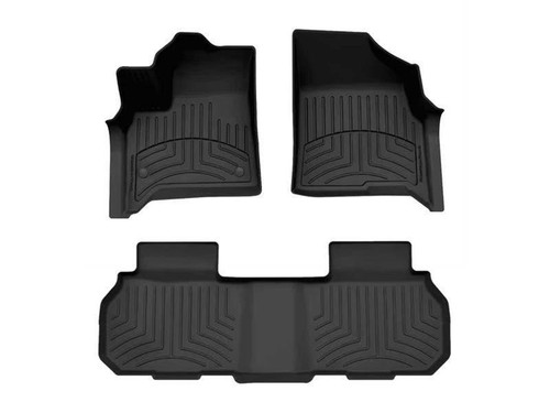 Floor Liner - HP - Front / 2nd Row - Plastic - Black / Textured - GM Fullsize Crossover 2024-25 - Kit