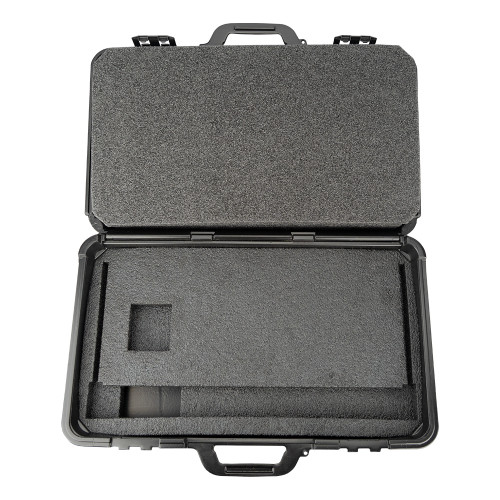 Stagger Stick Storage Case - 27.25 x 16.5 x 7 in - Plastic - Black - Each