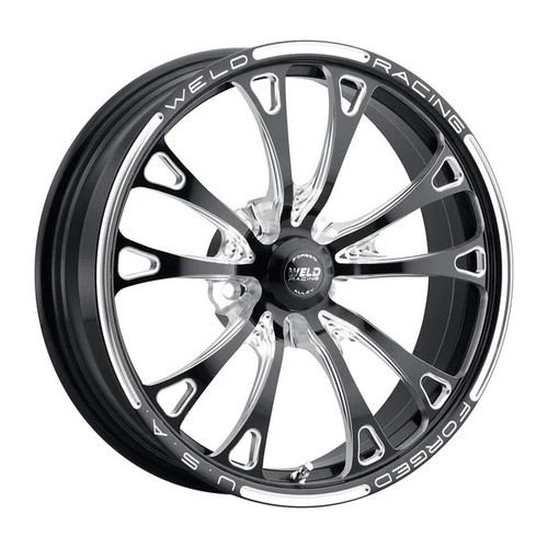 Wheel - V-Series - 17 x 4.5 in - 2.250 in Backspace - 5 x 4.50 in Bolt Pattern - Aluminum - Black Powder Coat - Each