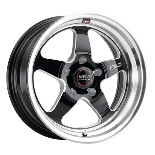 Wheel - Ventura Street - 20 x 10.5 in - 6.250 in Backspace - 5 x 5 in Bolt Pattern - Aluminum - Black Paint / Machined Center - Machined Lip - Each