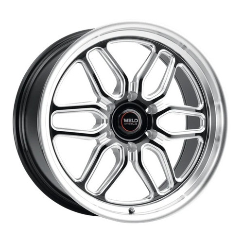 Wheel - Laguna 6 Drag - 20 x 10 in - 7.000 in Backspace - 6 x 135 mm Bolt Pattern - Aluminum - Black Paint / Machined Center - Machined Lip - Each