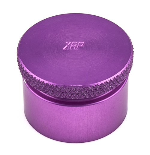 Fitting - Cap - 20 AN Clamshell - Aluminum - Purple Anodized - Each