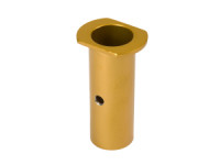 King Pin Sleeve - 0.0 Degree Camber - Aluminum - Gold Anodized - Each