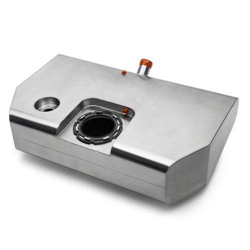 Fuel Tank - 18 gal - Baffled - Stainless - Natural - GM F-Body 1970-73 - Each