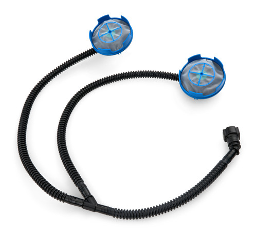 Fuel Pickup - Corner - 3/8 in Outlet - Fittings / Hoses Included - PTFE - Black / Blue - Kit