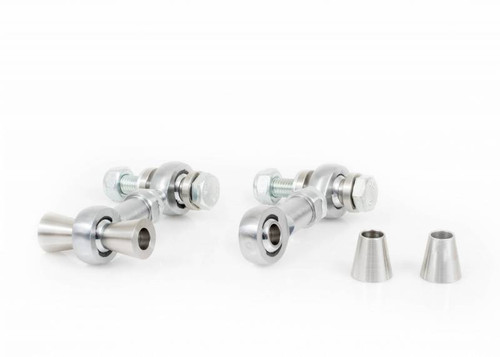End Link - Rear - Adjustable - Steel / Stainless - Chrome plated / Natural - Scion FR-S 2013-17 / Subaru BRZ 2013-20 / Legacy 2010-14 / Outback 2015-19 / WRX 2015-21 / Impreza 2008-14 / Toyota 86 2017-21 / Toyota GR86 2022-26 - Pair