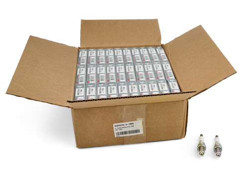 Spark Plug - NGK Racing - 14 mm Thread - 0.750 in Reach - Gasket Seat - Stock Number 7405 - Non-Resistor - Set of 120