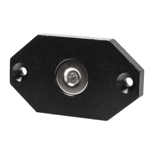 Rock Light Mount - Magnetic - Surface Mount - Bolt-On - Steel - Black Powder Coat - Each