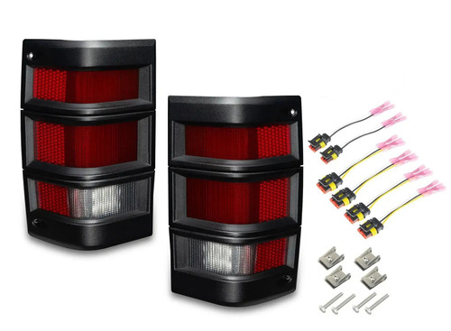 Tail Lights - Flush Mount - LED - Jeep Comanche MJ 1986-92 - Pair