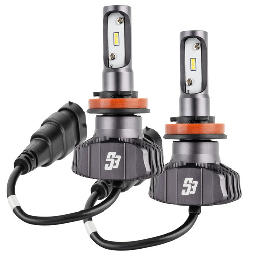 LED Light Bulb - LED Headlight - White - H11 Style - Toyota Midsize SUV 2010-20 - Pair