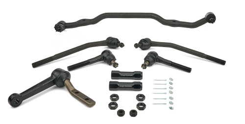 Steering Rebuild Kit - Idler Arm / Centerlink / Tie Rod Ends / Tie Rod Sleeves - GM F-Body 1970-74 - Kit