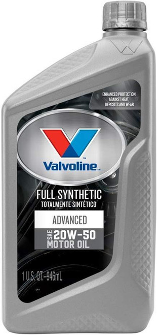 Motor Oil - Advanced - 20W50 - Synthetic - 1 qt Bottle - Each
