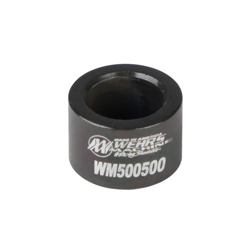Flat Spacer - 1/2 in ID - 3/4 in OD - 1/2 in Thick - Steel - Black Oxide - Each