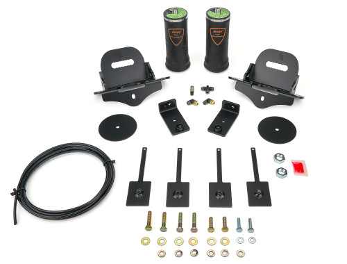 Air Spring Kit - Bags / Brackets / Lines - Black Powder Coat Brackets - Rear - Ford Fullsize Truck 2015-26 - Kit