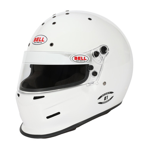 Helmet - K1 Sport - Full Face - Snell SA2025 - Head and Neck Support Ready - White - X-Large - Each