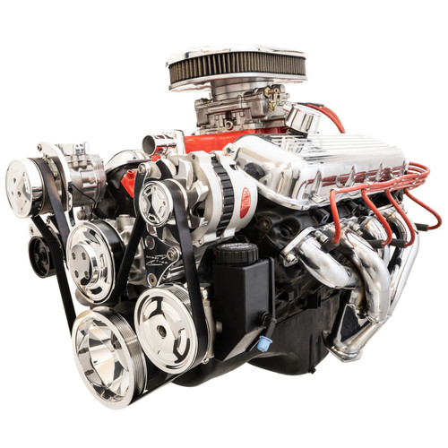 Pulley Kit - Street Trac - Tec - 6-Rib Serpentine - Aluminum - Polished - Big Block Chevy - Kit