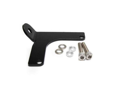 Throttle Cable Bracket - Intake Mount - Hardware Included - Steel - Black Powder Coat - Lokar Cable - BTR Equalizer Intake - Each