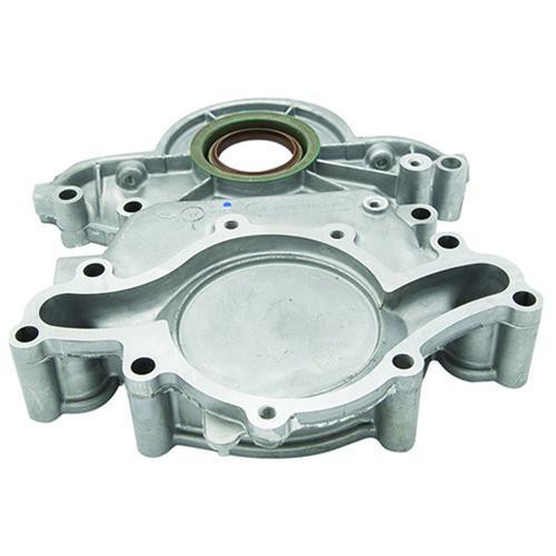 Timing Cover - 1-Piece - Gasket / Seal Included - Aluminum - Natural - Small Block Ford - Each