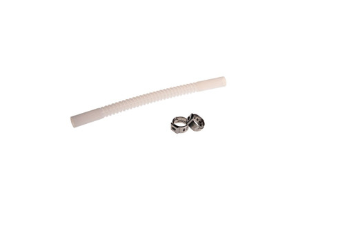 Submersible Hose - In-Tank - 3/8 in Diameter - 6 in Long - PTFE - Clamps Included - Gas / E85 - Each