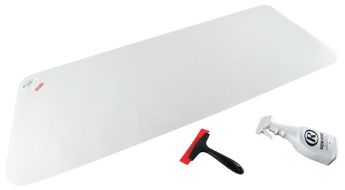 Windshield Tear Off - Windshield Defense - 3 mm Thick - Squeegee / Installation Fluid Included - Plastic - Clear - Jeep Gladiator JT 2019-26 - Set of 3