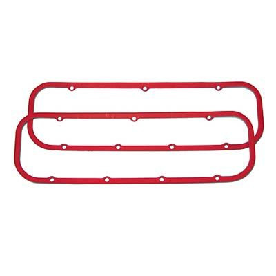 Valve Cover Gasket - 0.093 in Thick - Steel Core Composite PTFE Coated - Perimeter Bolt - Big Block Chevy - Pair