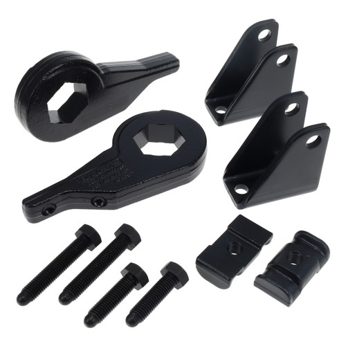 Suspension Lift Kit - 2.5 in Lift - Torsion Keys / Brackets / Hardware - Front - GM Fullsize Truck 1999-2013 - Kit