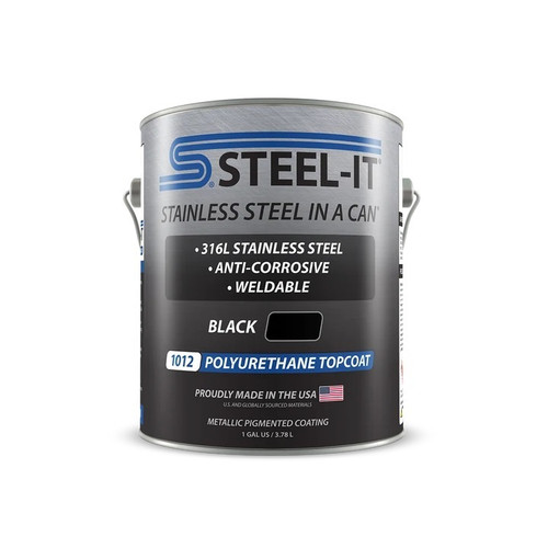 Paint - Stainless Steel in a Can - Urethane - Weldable - Non-Corrosive - Black - 1 gal Can - Each