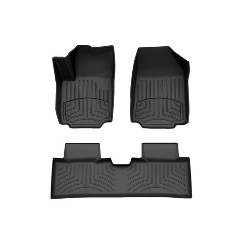 Floor Liner - HP - Front / 2nd Row - Plastic - Black / Textured - GM Midsize Crossover 2025-26 - Kit