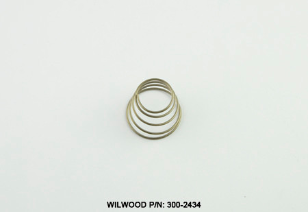 Caliper Piston Spring - 0.770 in Small OD - 1.220 in Big End OD - 1 in Length - 2.63 lb/in Spring Rate - Stainless - Wilwood 1.62 in to 1.88 in Diameter Pistons - Each
