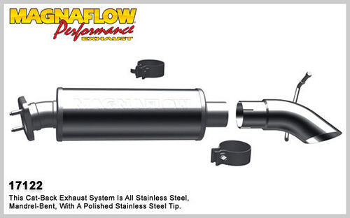 Cat-Back Exhaust 00-06 Jeep Wrangler L4/L6