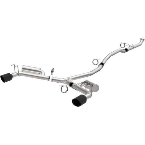 Exhaust System - NEO Series - Cat-Back - Dual Exit - 2-1/2 in Diameter - 4-1/2 in Black Tips - 1.5 L - Acura Integra 2023-26 / Honda Civic 2022-26 - Kit