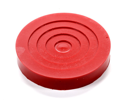 Jack Pad - Polyurethane - Red - Up To 5 in Diameter Jack - Each