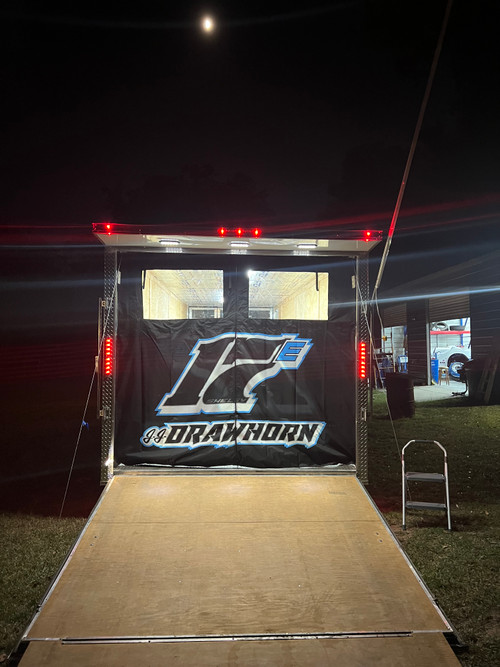 Custom Rear Trailer Curtains