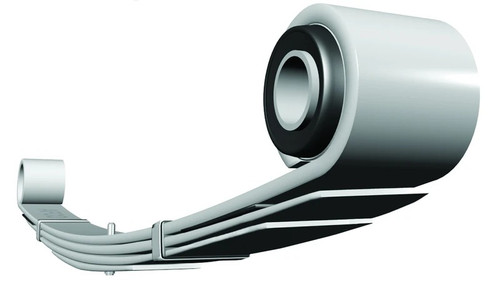 Leaf Spring - Multi-Leaf - 6.375 in Arch - 205 lb/in Spring Rate - 3000 ...