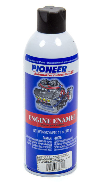 Paint - Engine - High Temperature - Enamel - Semi-Gloss - Black - 11 oz ...