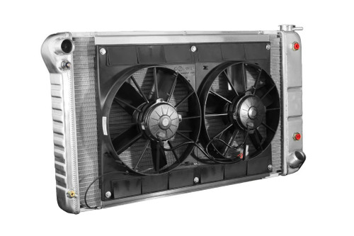 Radiator and Fan - Pro-Series - 33.25 in W x 18.5 in H x 6.75 in D ...
