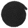 1 inch Twisted Cotton Rope - Black