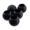 Black Plastic Beads