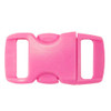 Contoured Side-Release Buckle - 3/8" - Hot Pink