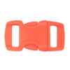 Contoured Side-Release Buckle - 3/8" - Neon Orange