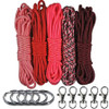 Paracord Crafting Lanyard & Pocket Keychain Combo Kit - Girl Power