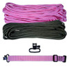 DIY 43" King Cobra 550 LB Paracord Strap - Rose Pink & Olive Drab