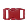 Contoured Side-Release Buckle - 3/8" - Red