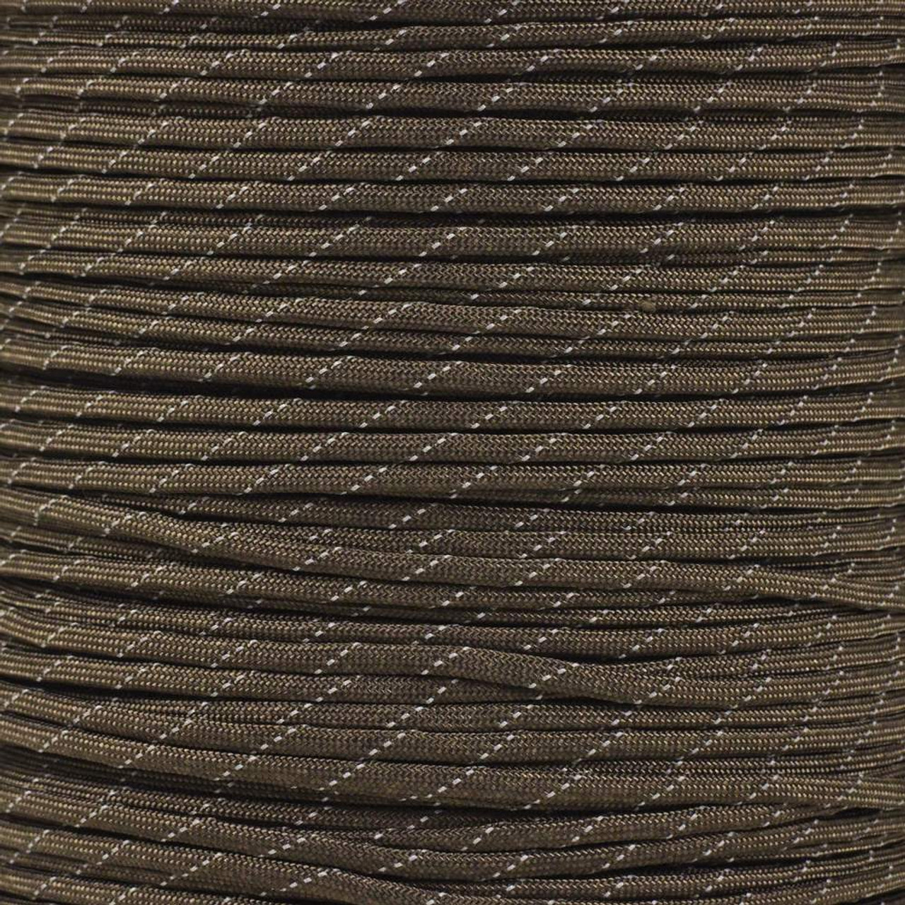 Reflective New Brown 550 Paracord (7-Strand) - Spools