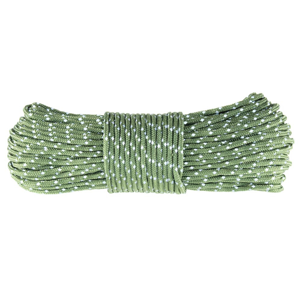 Reflective Tent Rope - Army Green | Outdoor Bunker
