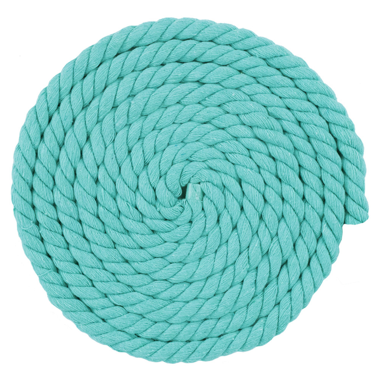 1/2 Inch Twisted Cotton Rope - Light Blue