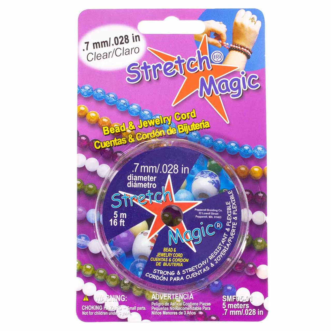 Stretch Magic Bead And Jewelry Cord .5mm 25 Meter Clear Stretch Cord