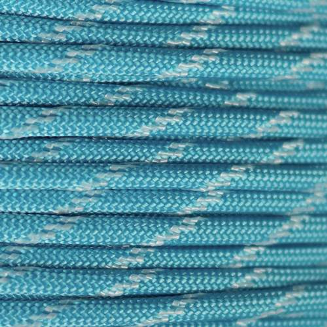 Dynamics Bedst politik Neon Turquoise 550 Paracord with Glow in the Dark Tracers | Outdoor Bunker