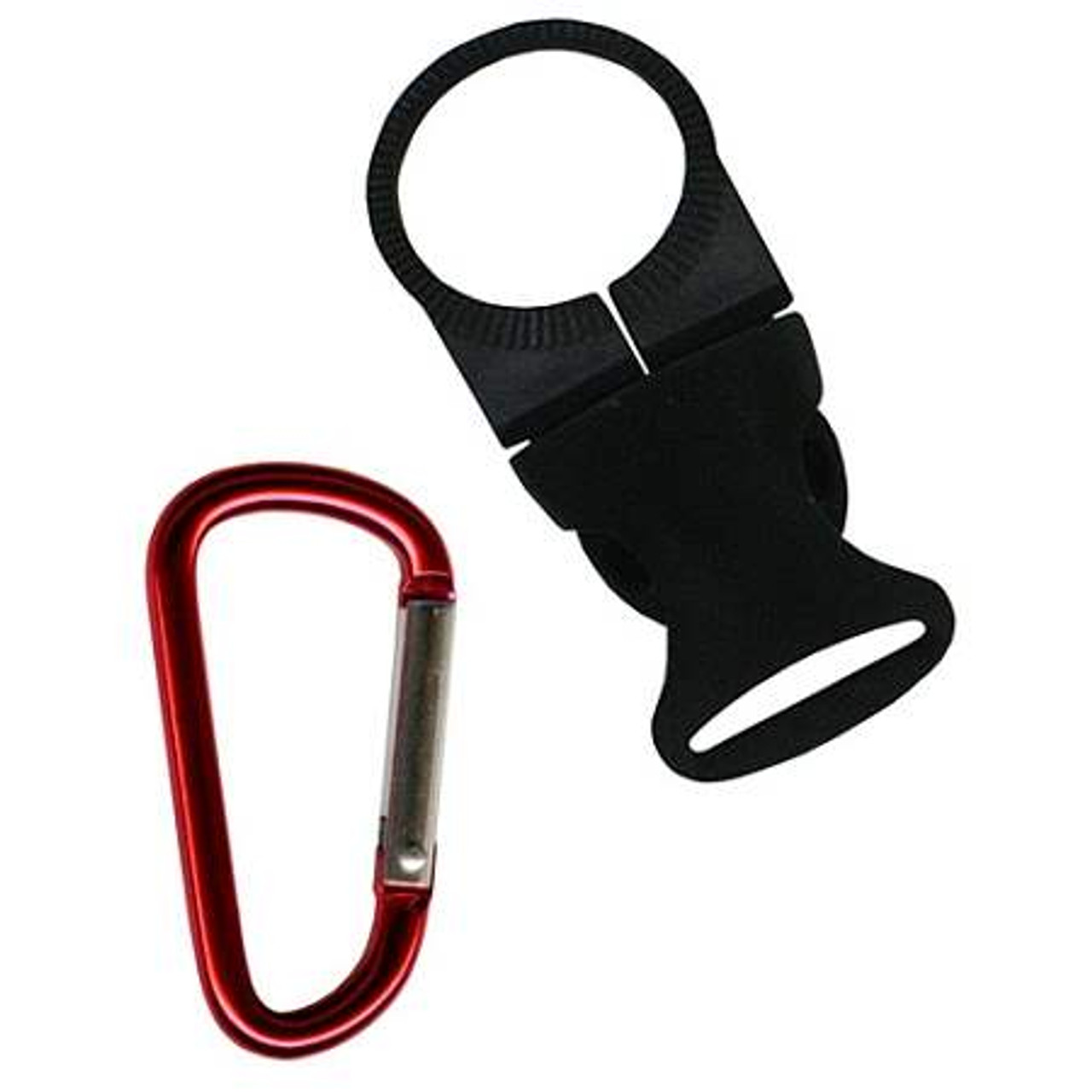 Water Bottle Holder With Carabiner Clip Silicone For Outdoor